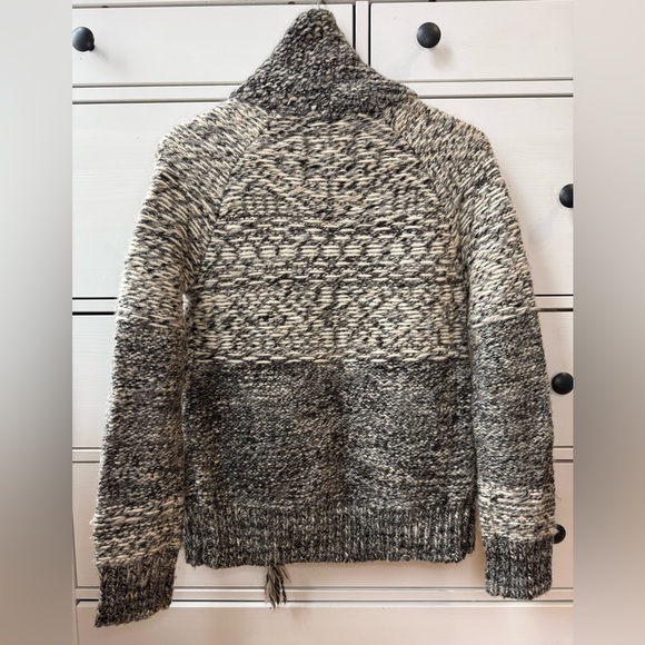 Wilfred Alpaca Women’s Wool Chunky Knit Zip Cardigan Gray Size S - Picture 14 of 17